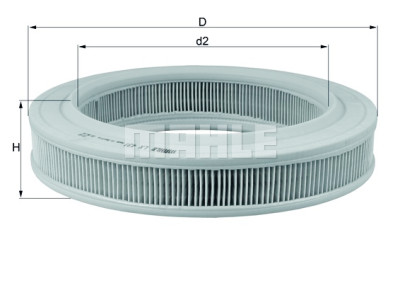 Filtre à air MAHLE ORIGINAL LX 431