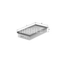 Filtre à air MAHLE ORIGINAL LX 438