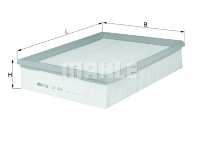 Filtre à air MAHLE ORIGINAL LX 448
