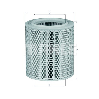 Filtre à air MAHLE ORIGINAL LX 478/1