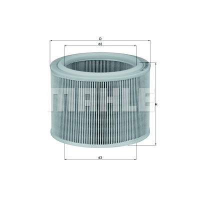 Filtre à air MAHLE ORIGINAL LX 486