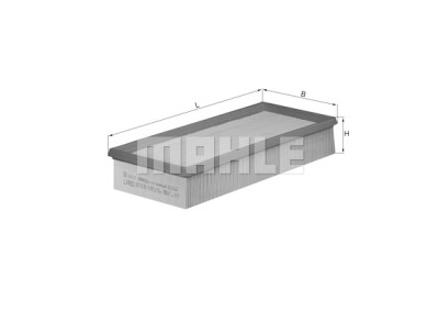 Filtre à air MAHLE ORIGINAL LX 492