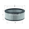 Filtre à air MAHLE ORIGINAL LX 516