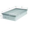 Filtre à air MAHLE ORIGINAL LX 526
