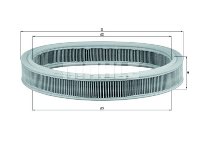 Filtre à air MAHLE ORIGINAL LX 527