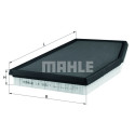Filtre à air MAHLE ORIGINAL LX 566/1