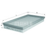 Filtre à air MAHLE ORIGINAL LX 59