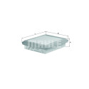 Filtre à air MAHLE ORIGINAL LX 591