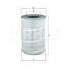 Filtre à air MAHLE ORIGINAL LX 604/1