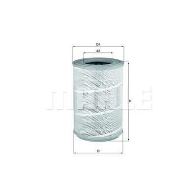Filtre à air MAHLE ORIGINAL LX 604/1