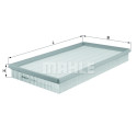 Filtre à air MAHLE ORIGINAL LX 614
