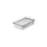 Filtre à air MAHLE ORIGINAL LX 618