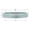 Filtre à air MAHLE ORIGINAL LX 638