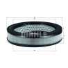 Filtre à air MAHLE ORIGINAL LX 67