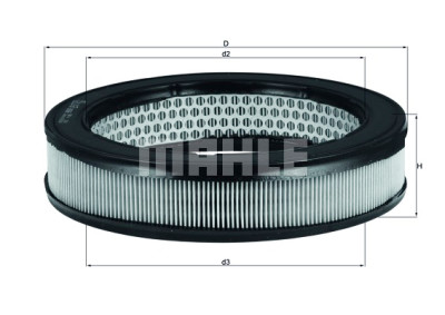 Filtre à air MAHLE ORIGINAL LX 67