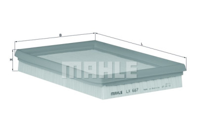 Filtre à air MAHLE ORIGINAL LX 687