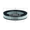 Filtre à air MAHLE ORIGINAL LX 69