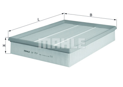 Filtre à air MAHLE ORIGINAL LX 717