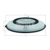 Filtre à air MAHLE ORIGINAL LX 724