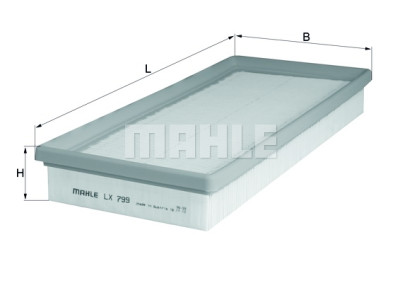 Filtre à air MAHLE ORIGINAL LX 799