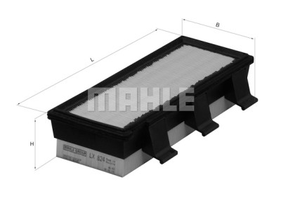 Filtre à air MAHLE ORIGINAL LX 824