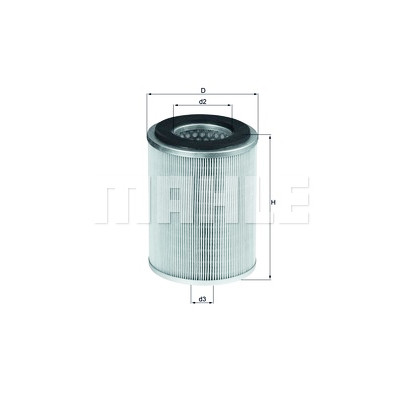 Filtre à air MAHLE ORIGINAL LX 830