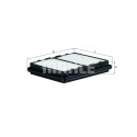 Filtre à air MAHLE ORIGINAL LX 848