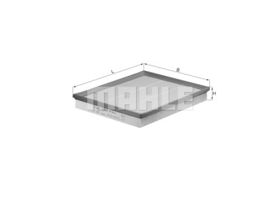 Filtre à air MAHLE ORIGINAL LX 876