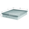 Filtre à air MAHLE ORIGINAL LX 889