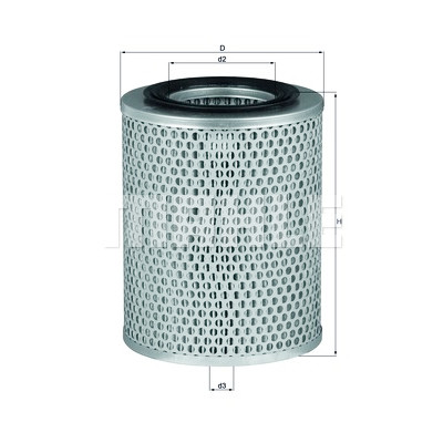 Filtre à air MAHLE ORIGINAL LX 899