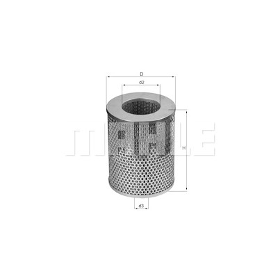 Filtre à air MAHLE ORIGINAL LX 912