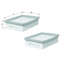 Filtre à air MAHLE ORIGINAL LX 925/S