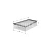 Filtre à air MAHLE ORIGINAL LX 957/3