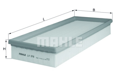 Filtre à air MAHLE ORIGINAL LX 978