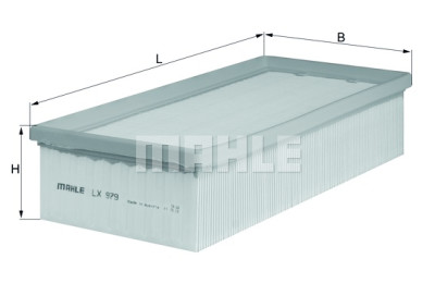 Filtre à air MAHLE ORIGINAL LX 979