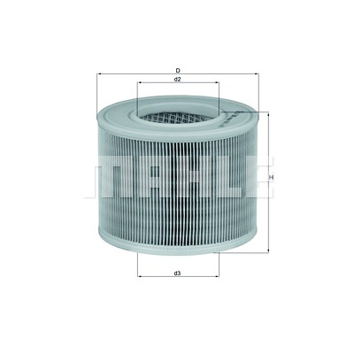 Filtre à air MAHLE ORIGINAL LX 986