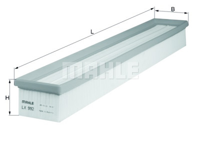 Filtre à air MAHLE ORIGINAL LX 992