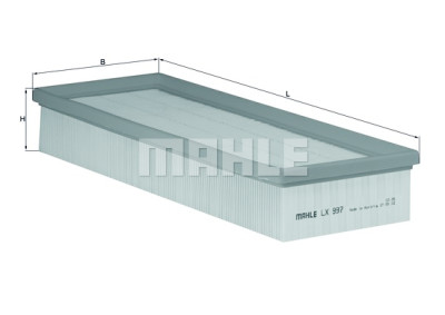 Filtre à air MAHLE ORIGINAL LX 997