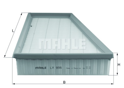 Filtre à air MAHLE ORIGINAL LX 998