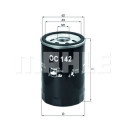 Filtre à huile MAHLE ORIGINAL OC 142