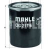 Filtre à huile MAHLE ORIGINAL OC 217/6