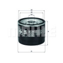 Filtre à huile MAHLE ORIGINAL OC 239