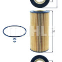 Filtre à huile MAHLE ORIGINAL OX 123/1D