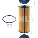 Filtre à huile MAHLE ORIGINAL OX 137D