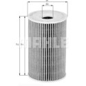 Filtre à huile MAHLE ORIGINAL OX 351D