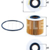 Filtre à huile MAHLE ORIGINAL OX 414D2