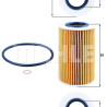 Filtre à huile MAHLE ORIGINAL OX 436D