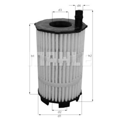 Filtre à huile MAHLE ORIGINAL OX 636D