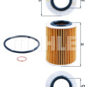 Filtre à huile MAHLE ORIGINAL OX 825D