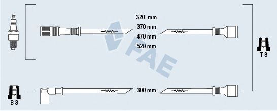 Juego de cables de encendido